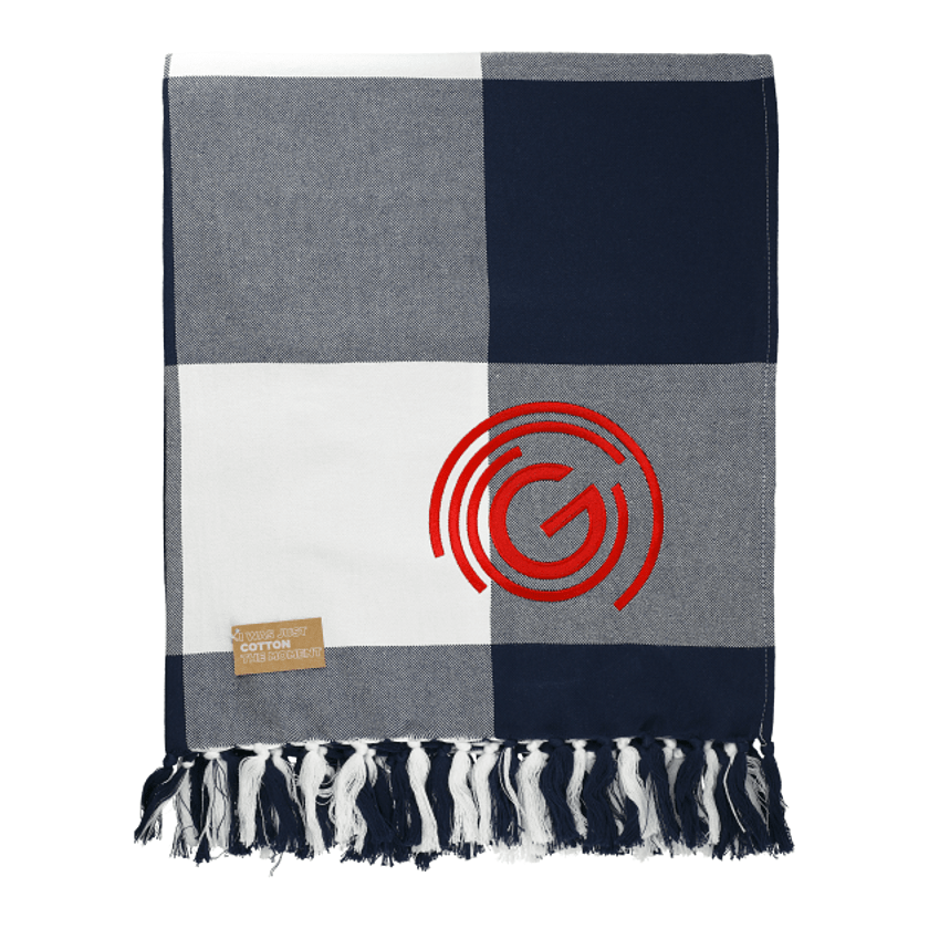 Field & Co.® 100% Organic Cotton Check Throw Blanket