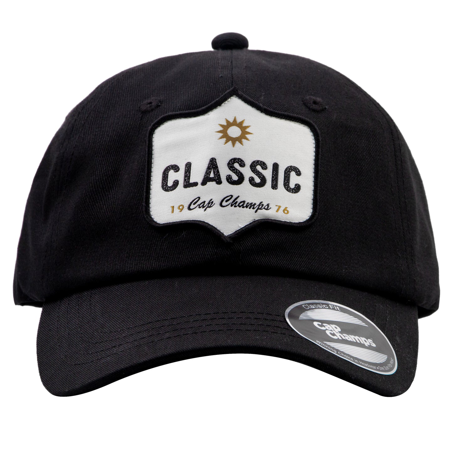 Six Panel Classic Fit Metal (Strap Closure – Strapback)