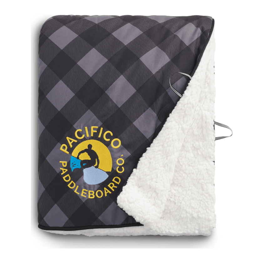 High Sierra Roll-Up Puffy Sherpa Blanket