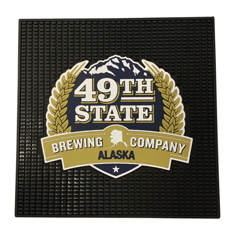 Heavy Duty Vinyl Bar Counter Mat - 14" x 14"
