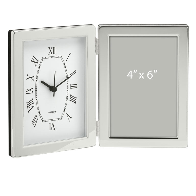 Jadis I Desk Clock & Photo Frame