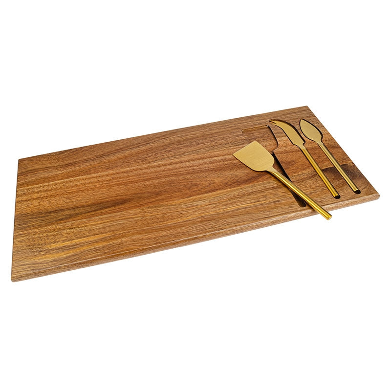 Wright 4-Piece Acacia Wood Serving Set