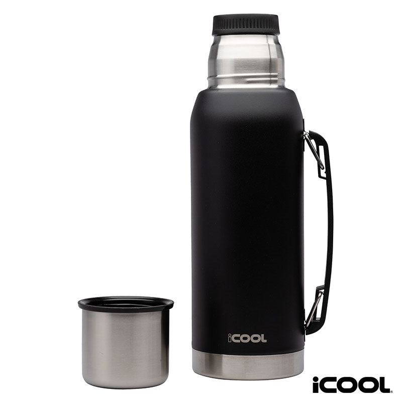 iCOOL® Silverton 34 oz. Double Wall, Stainless Steel Water Bottle