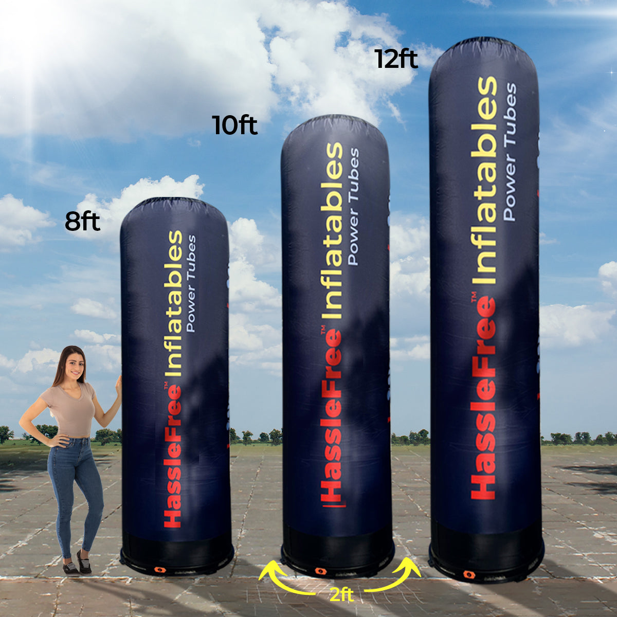 POWER TUBE - 18" DIAMETER (8', 10', or 12' TALL)