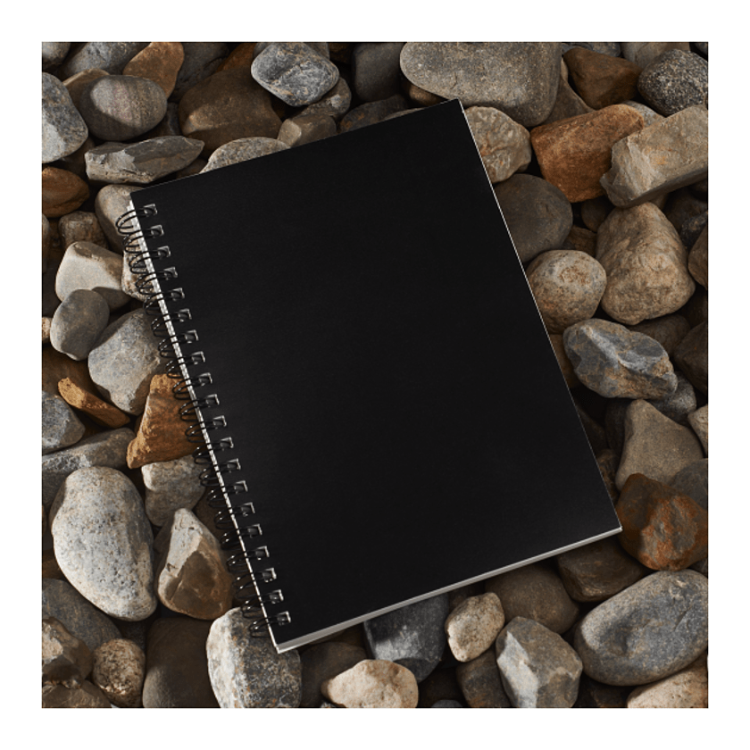 5” x 7” Mineral Stone Field Spiral Notebook