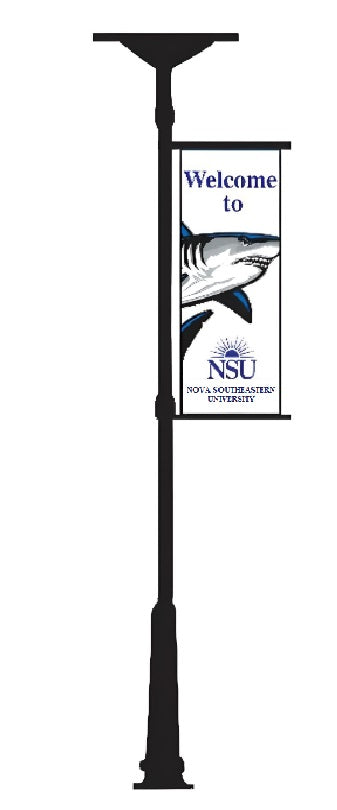 Street Pole Single Sided Replacement Banner 30" x 72"