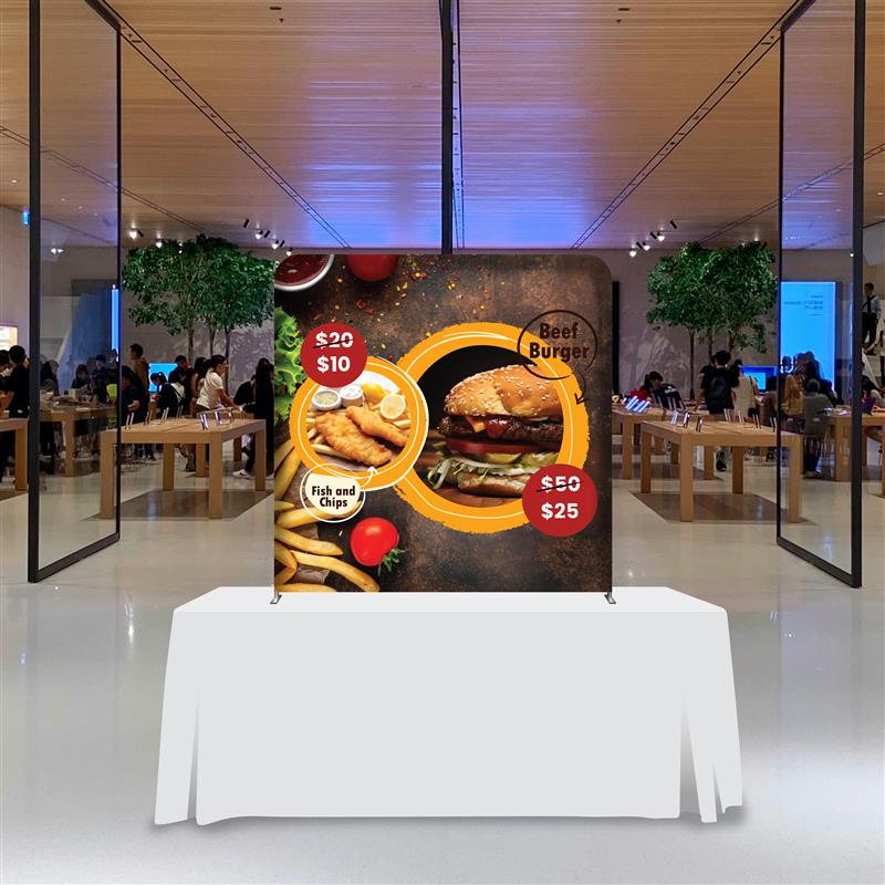 5'x5' Straight Table Top Display