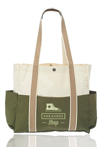 Dual Color Shoulder Tote Bags