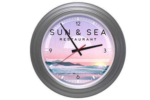 14″ Chrome Plated Clock