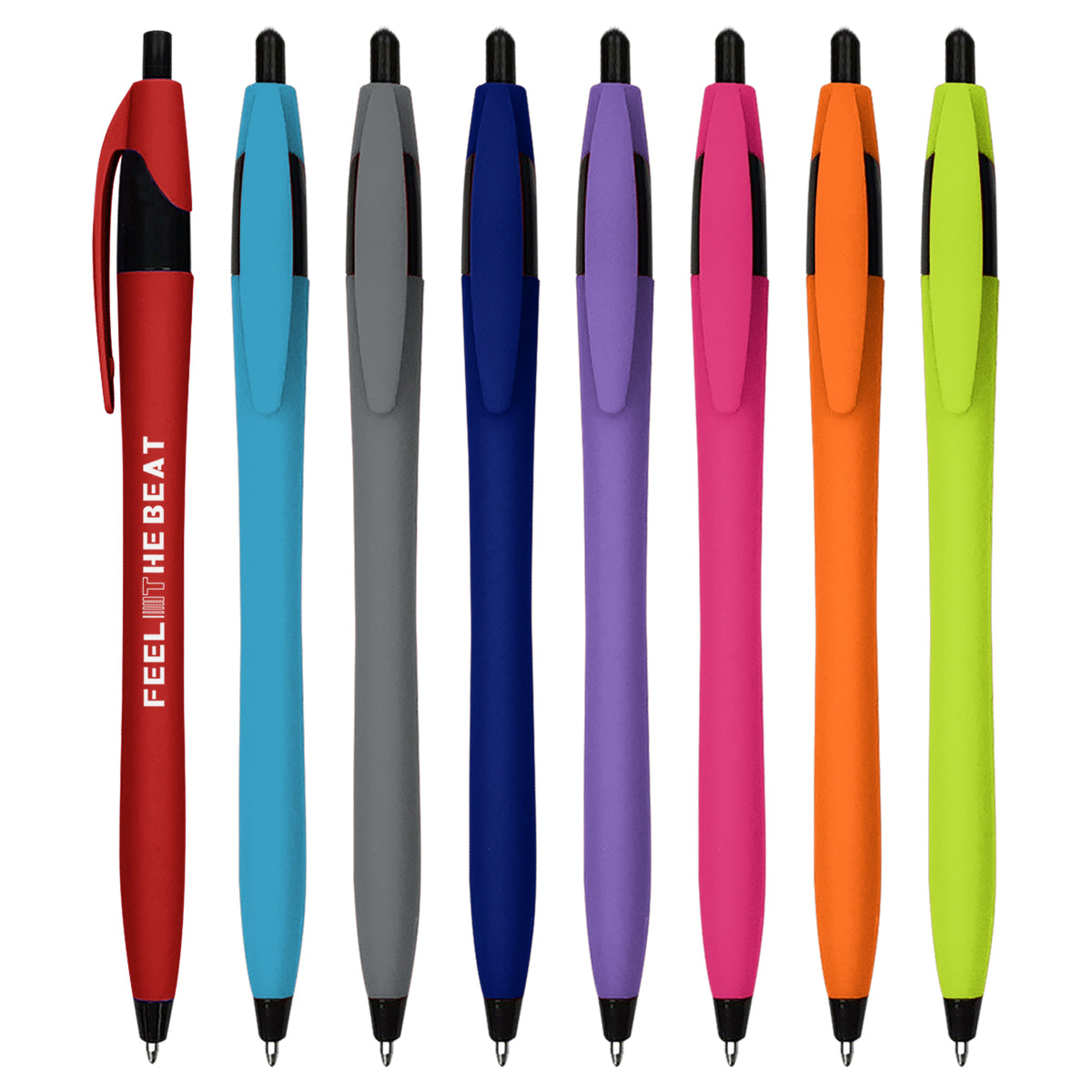 ELLIE RUBBERIZED DART PEN