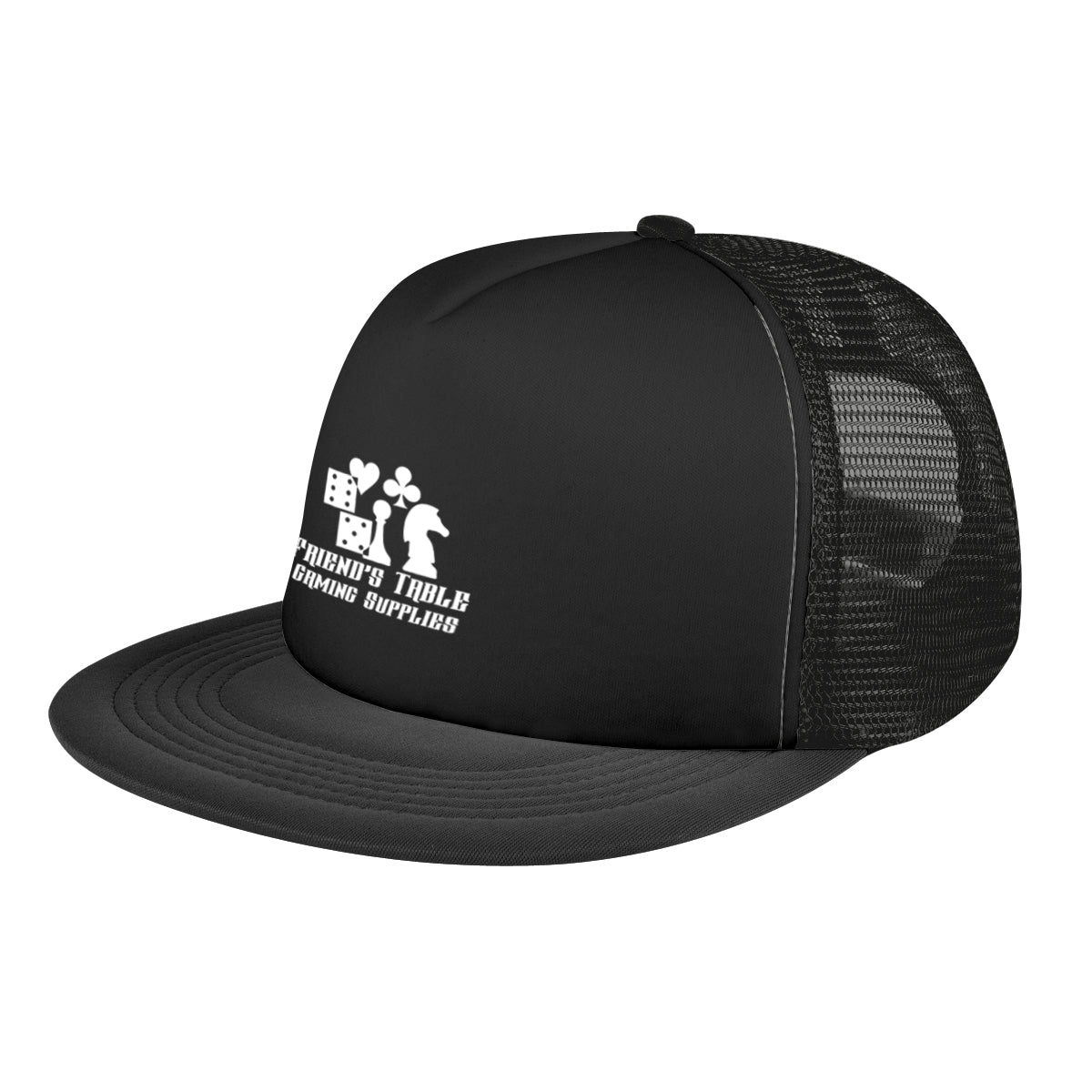Flat Bill Trucker Cap
