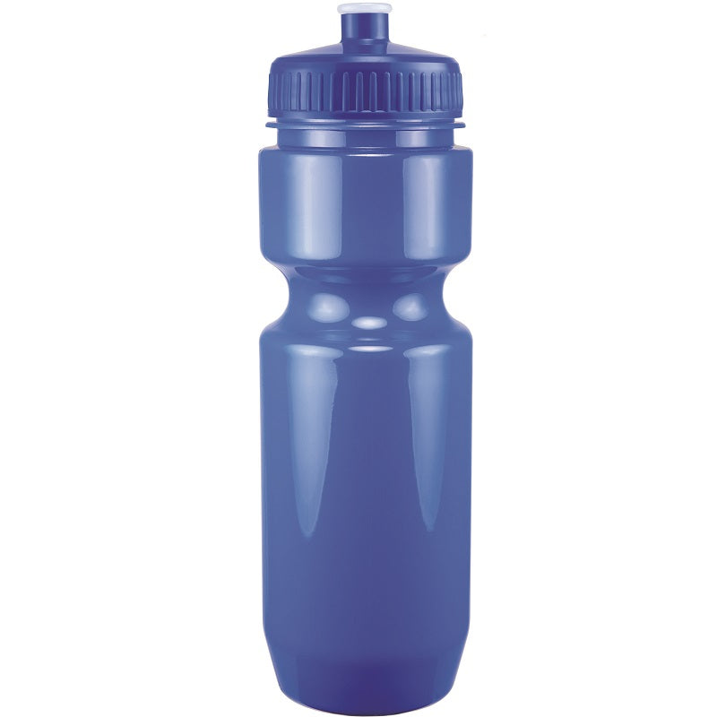 22 Oz. Bike Bottle w/ Push Pull Lid - Solid Colors