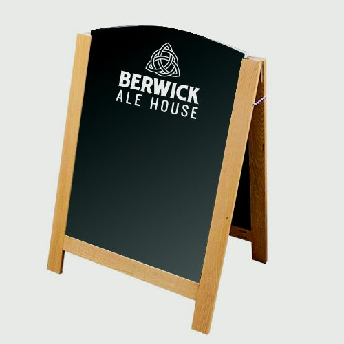 A-Frame Wet-Erase Board Sign w/Open Top