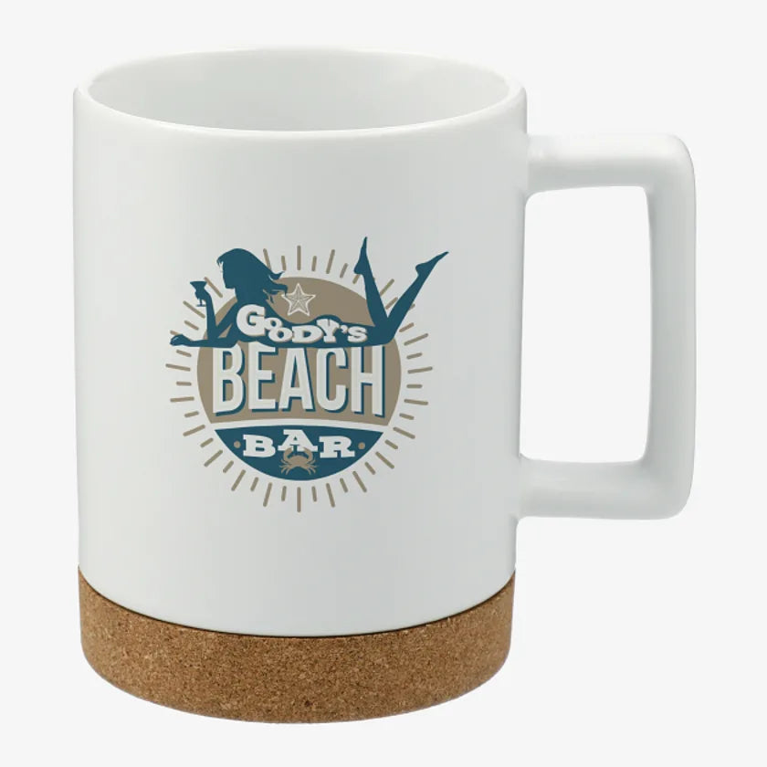 Bates 15oz Ceramic Mug w/ Cork Base