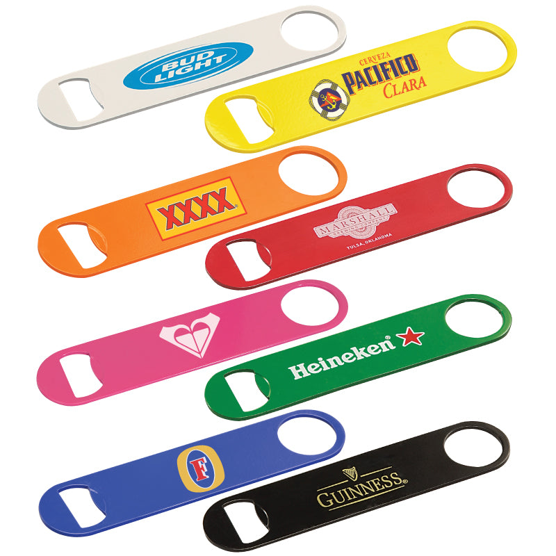 Paddle Powder Coated Steel Bottle Opener