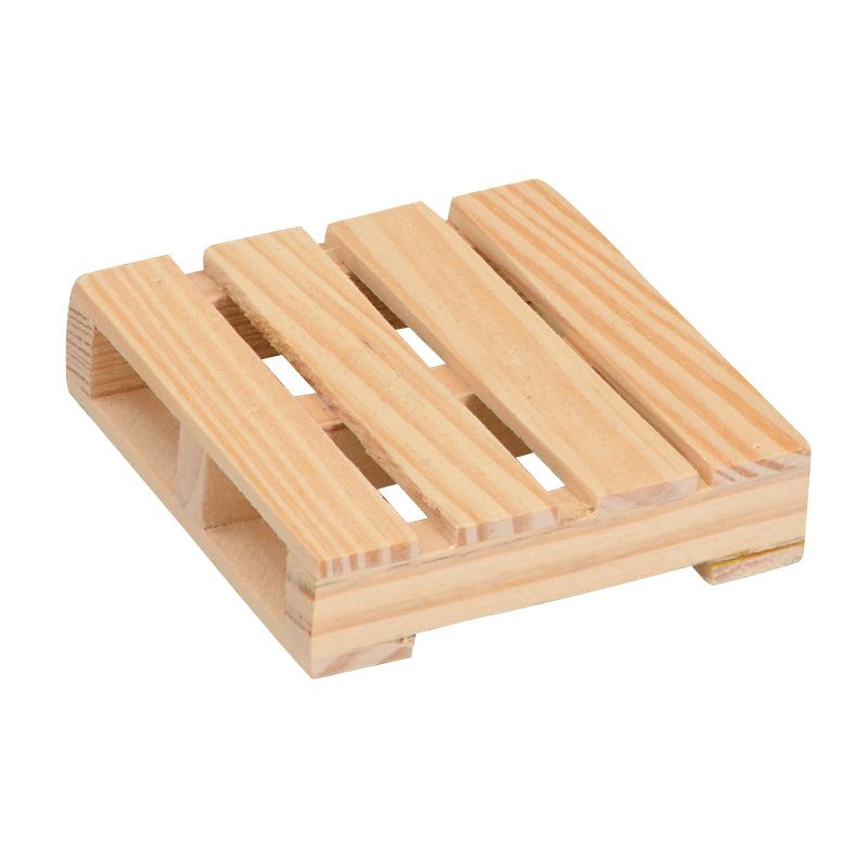 Square Mini Pallet Wood Coaster