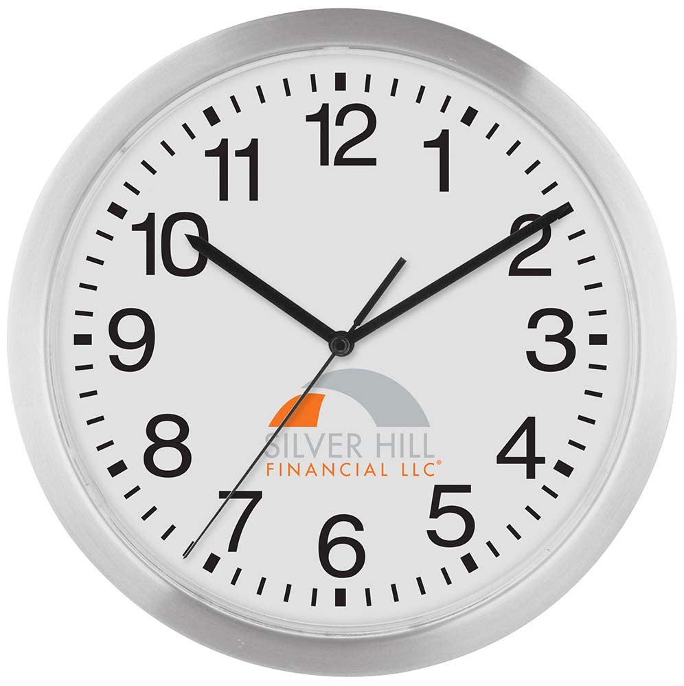 12” Metal Wall Clock