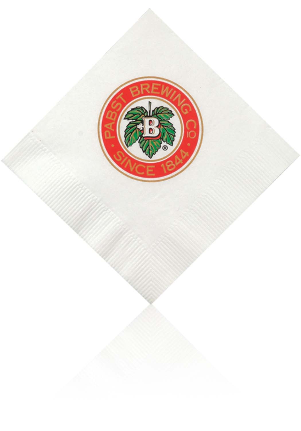 White Beverage Napkins