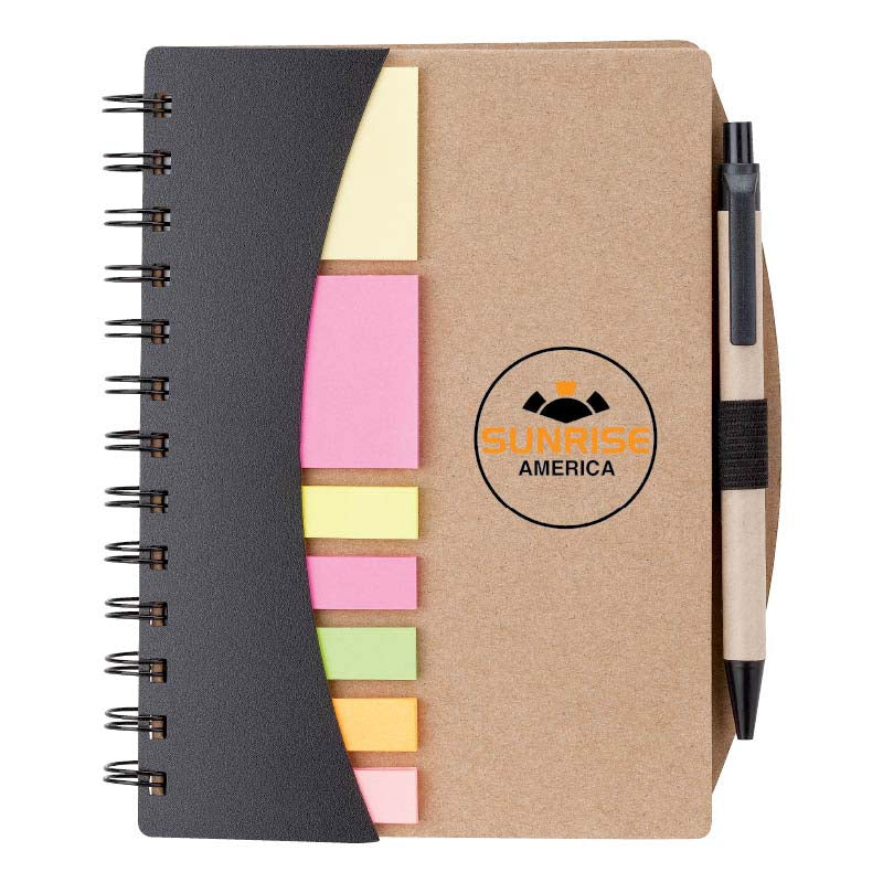 Broome Mini Journal with Pen, Flags & Sticky Notes