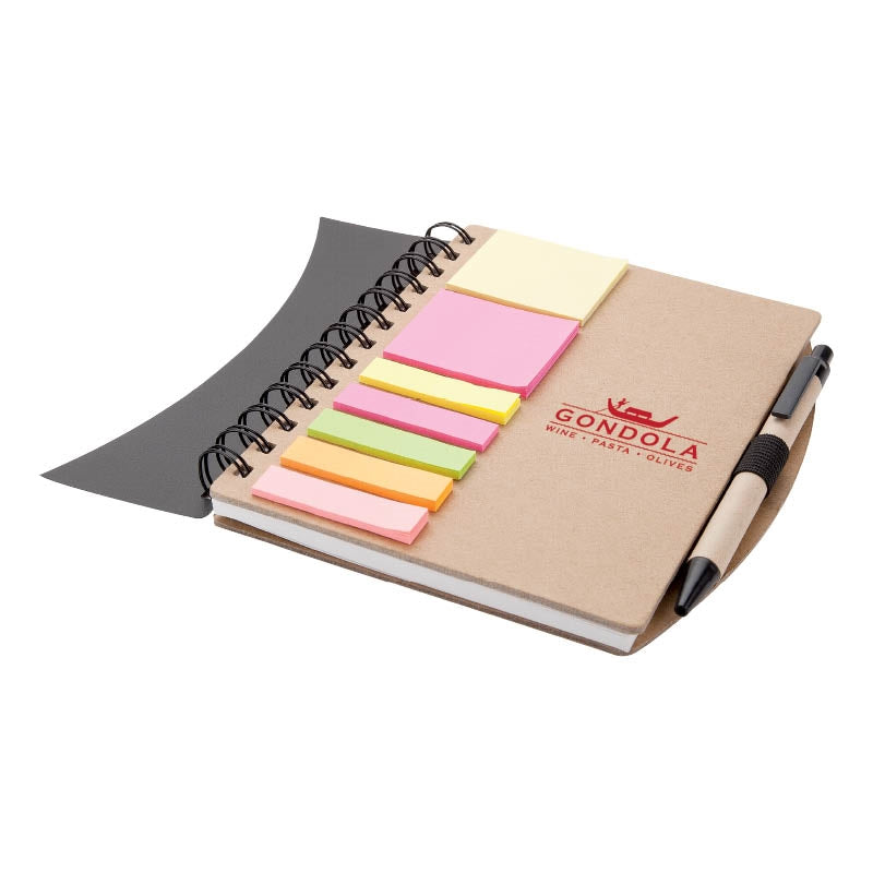 Broome Mini Journal with Pen, Flags & Sticky Notes