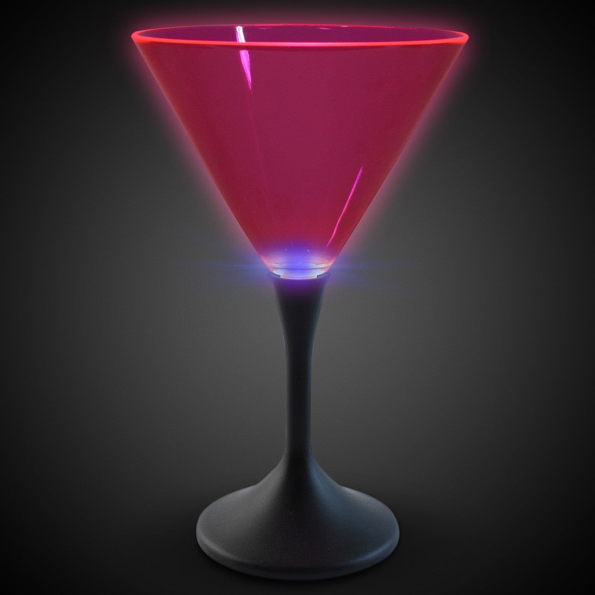 Neon Style Led Martini Glasses