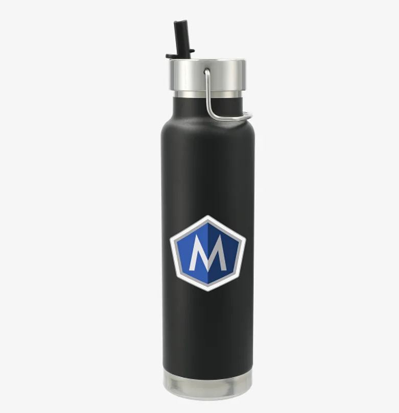 Thor Copper Vacuum Insulated Bottle 25oz Straw Lid