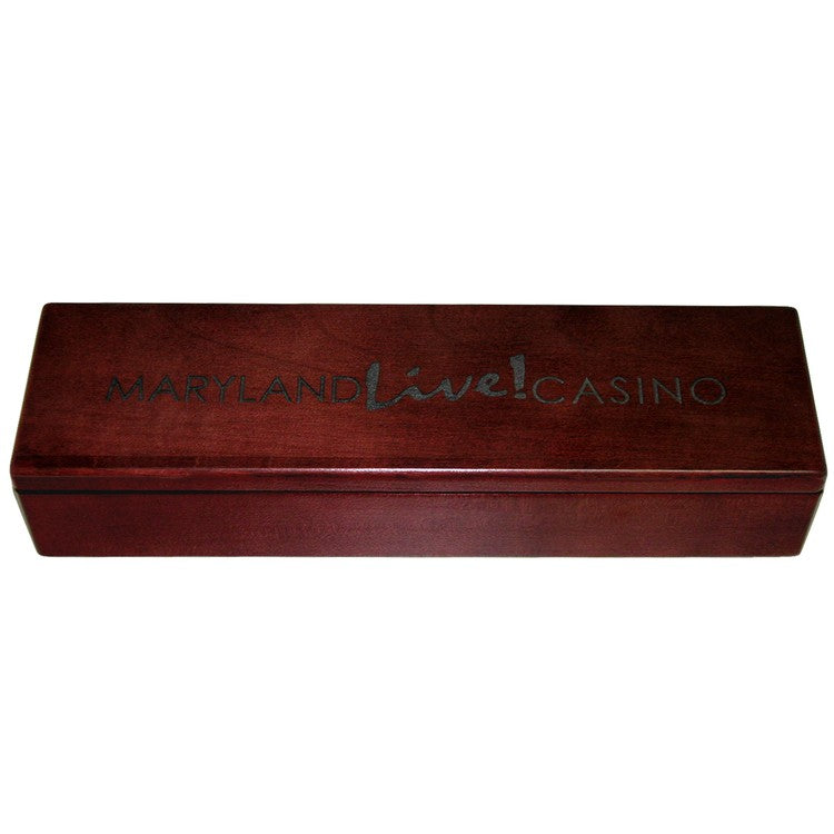 Poker Chip Box, 11.50" x 3.25" x 2.125"