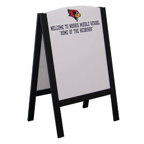 A-Frame Wet-Erase Board Sign w/Open Top