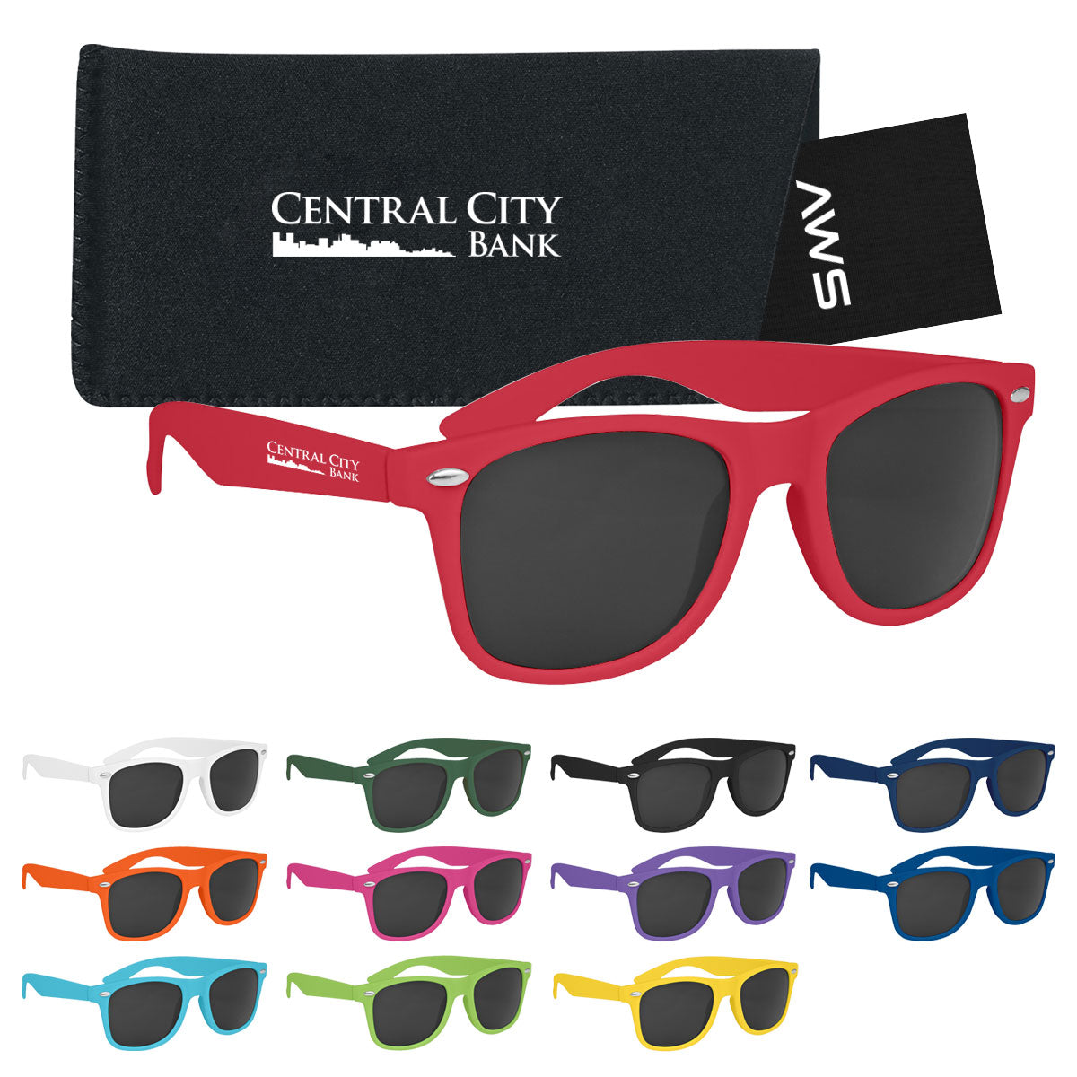 VELVET TOUCH MALIBU SUNGLASSES WITH POUCH