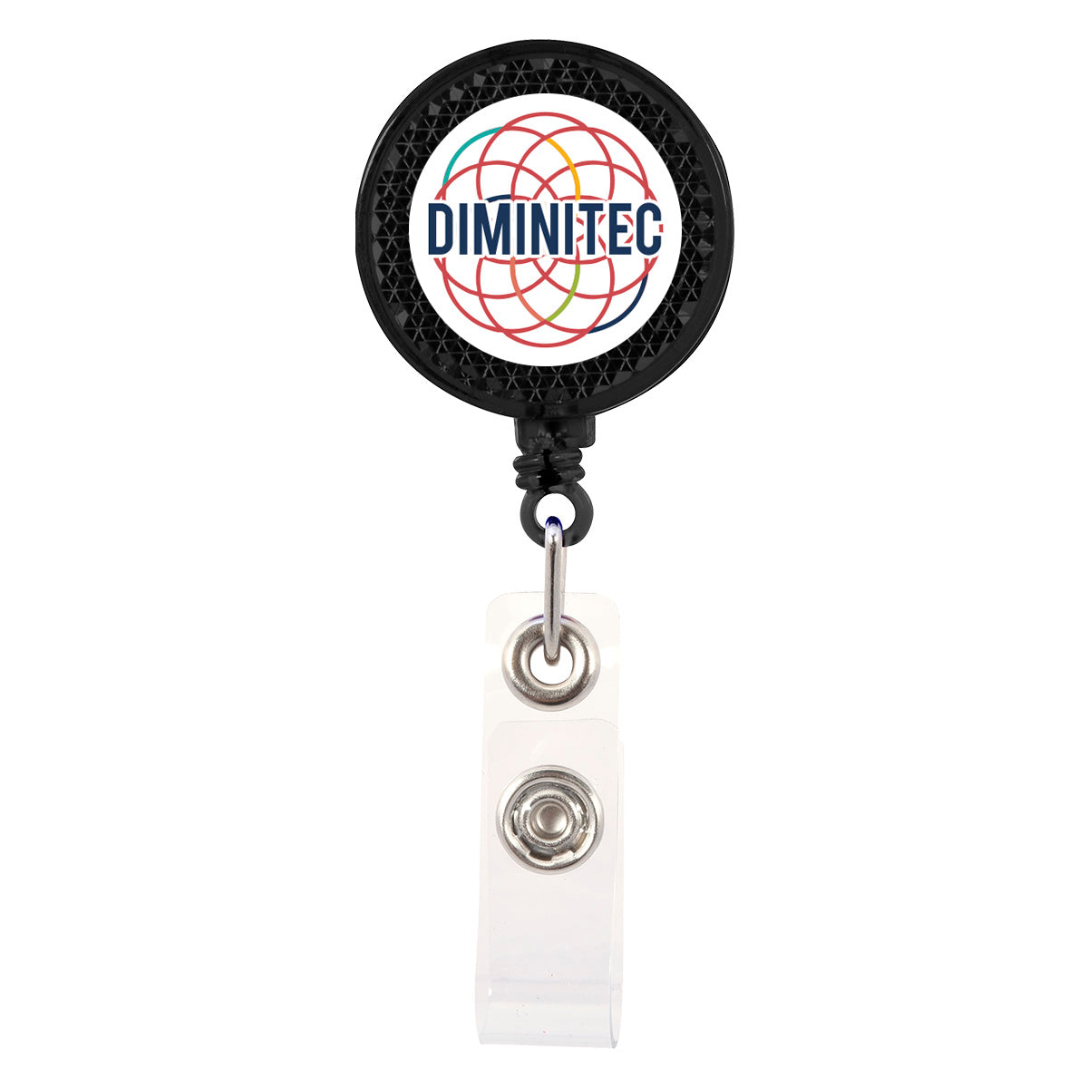 Reflector Retractable Badge Holder