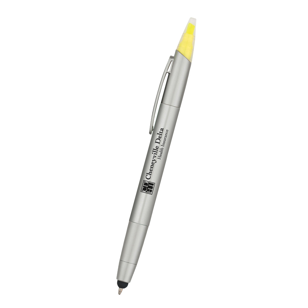 3-In-1 Pen With Highlighter and Stylus