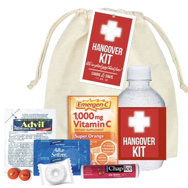 Hangover Emergency Bag - Survival/Hangover Kit – Vu Promo®