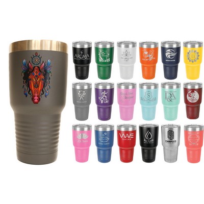 30 Oz. Polar Camel Ringneck Stainless Steel Tumbler (Laser Engraved)