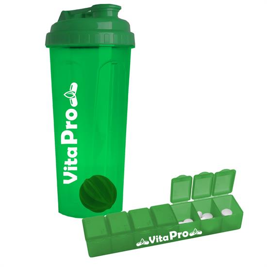 24 Oz Endurance Tumbler With 7-Day Pill Case