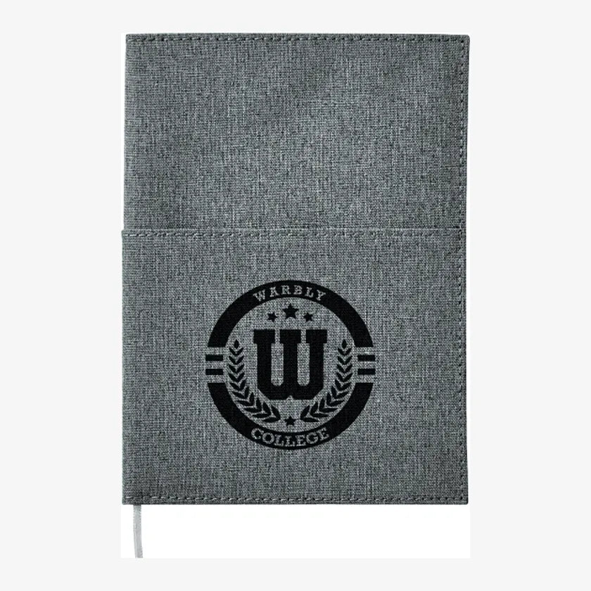 5"X 7" CANVAS POCKET REFILLABLE NOTEBOOK