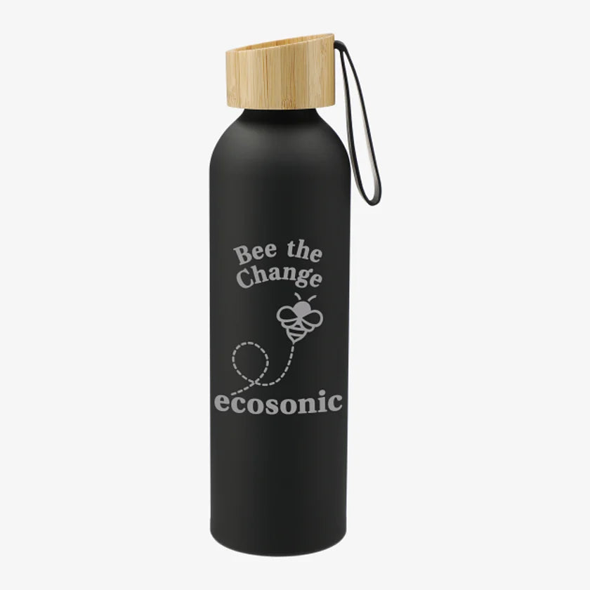 Ryze 22 oz Aluminum Sports Bottle w/ Bamboo Lid
