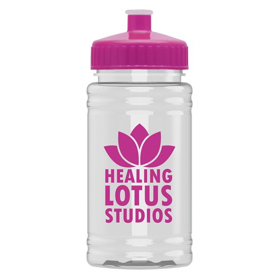 Mini 16 oz. PETE Sports Bottle with Push-Pull Lid