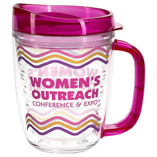 Lakeshore 12 oz Tritan™ Mug with Translucent Handle + Lid