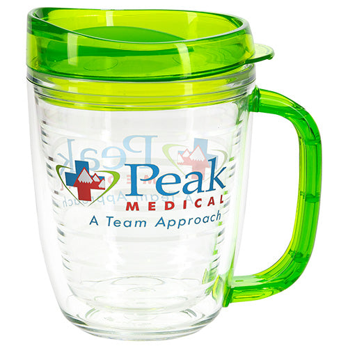Lakeshore 12 oz Tritan™ Mug with Translucent Handle + Lid