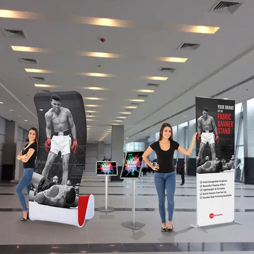Promoting Display Promotional Display Products | Custom Fabric Display – Vu Promo®