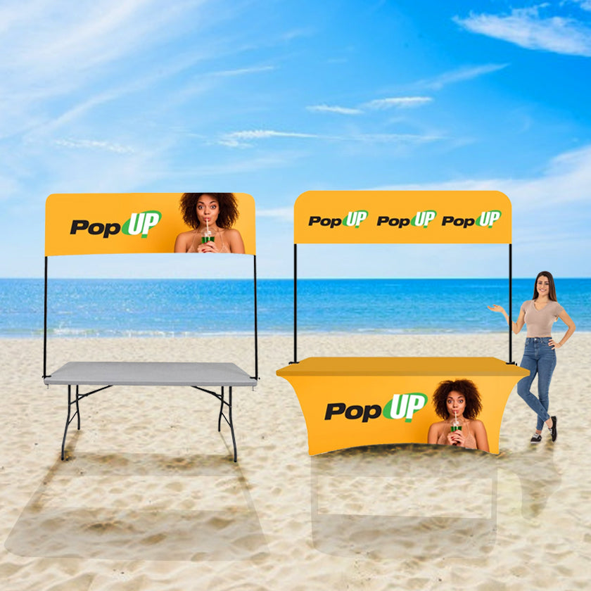 Table Topper Promo Promotional Custom Printed Table Covers | Runner – Vu Promo®