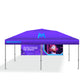 Premium Giant Tent 20'x20' w/ Full Color Canopy and Back Wall