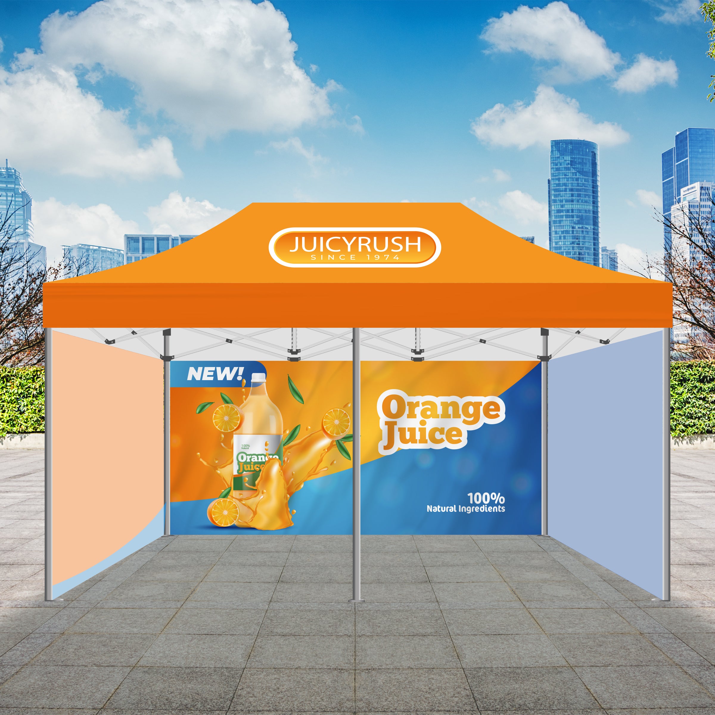Premium 10x20 Tent w/ Backwall & Full Side Walls