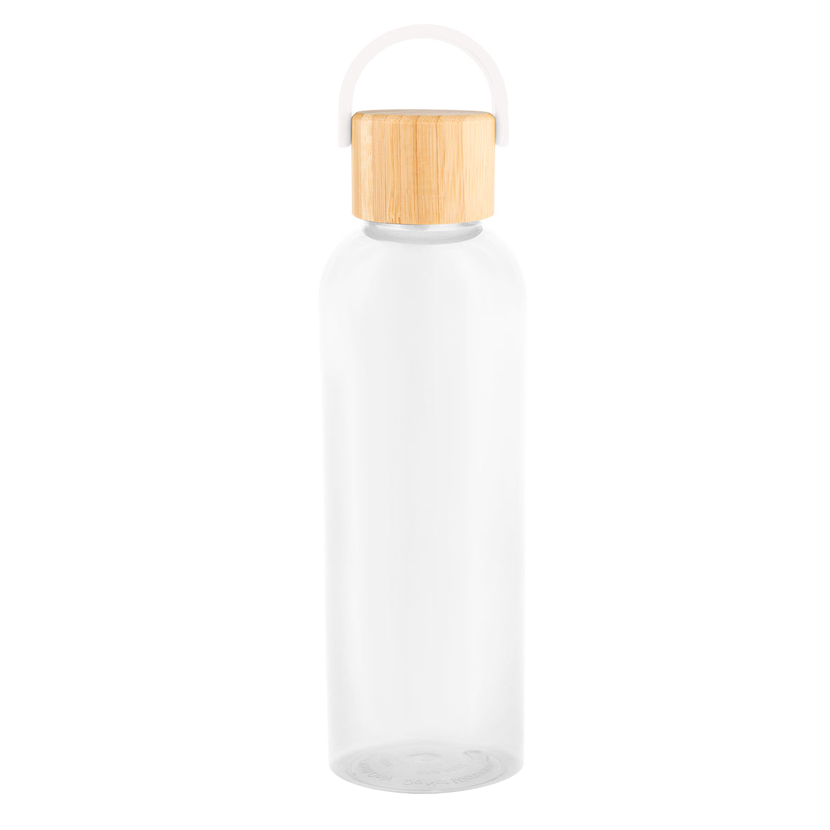 20 Oz. Ally rPET Bottle With Bamboo Lid And Easy Carry Handle plain grouped