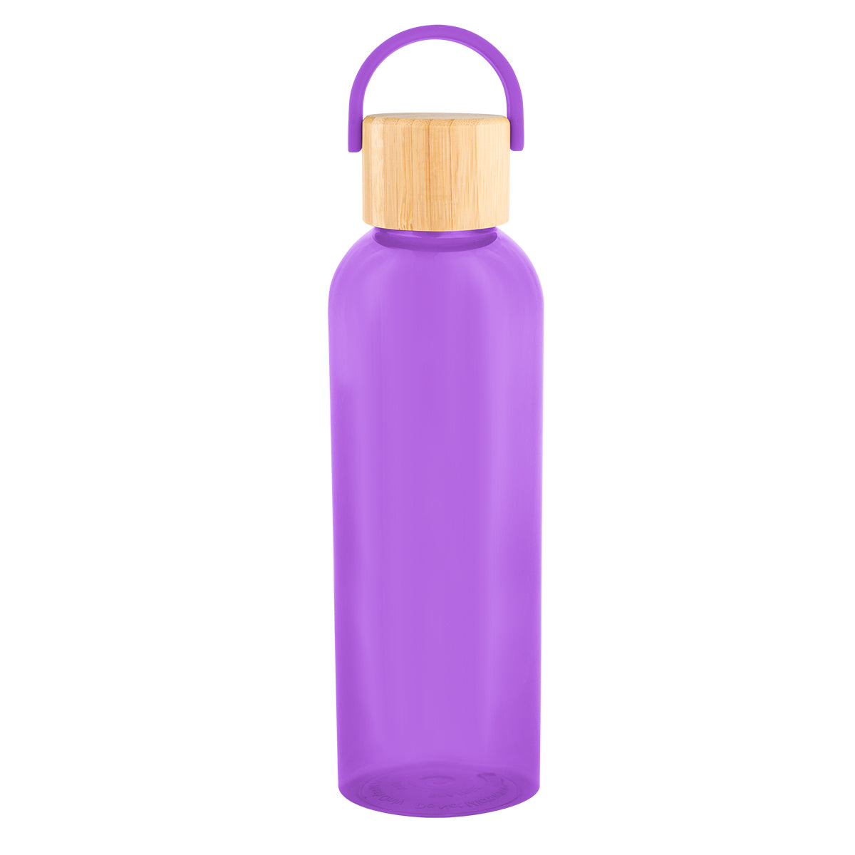20 Oz. Ally rPET Bottle With Bamboo Lid And Easy Carry Handle plain grouped
