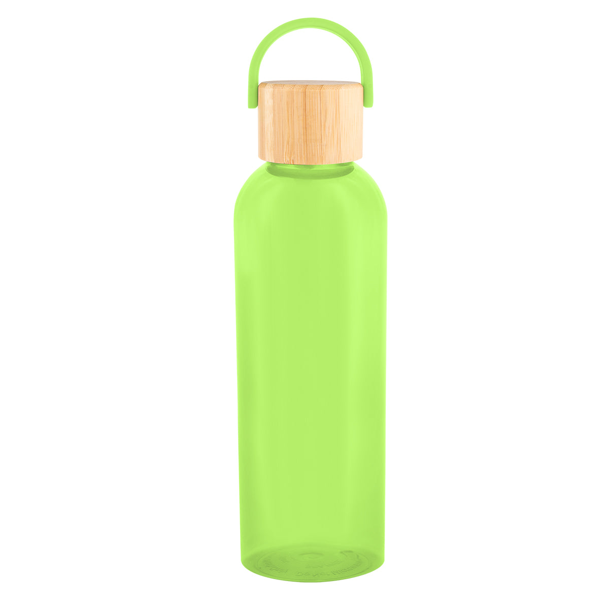 20 Oz. Ally rPET Bottle With Bamboo Lid And Easy Carry Handle plain grouped