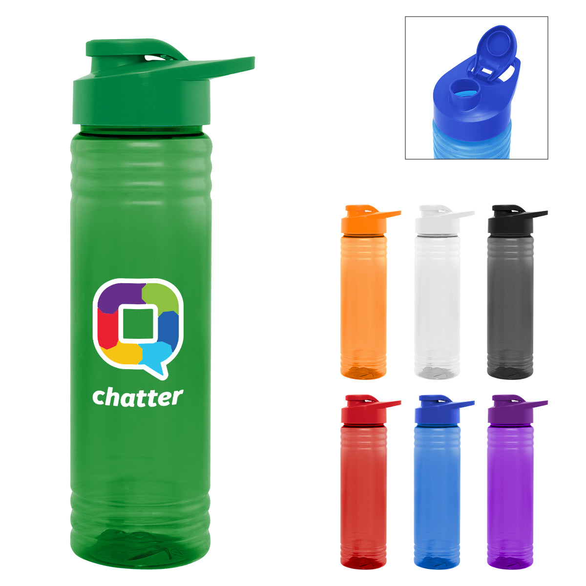 24 Oz. Full Color Accel Bottle plain grouped