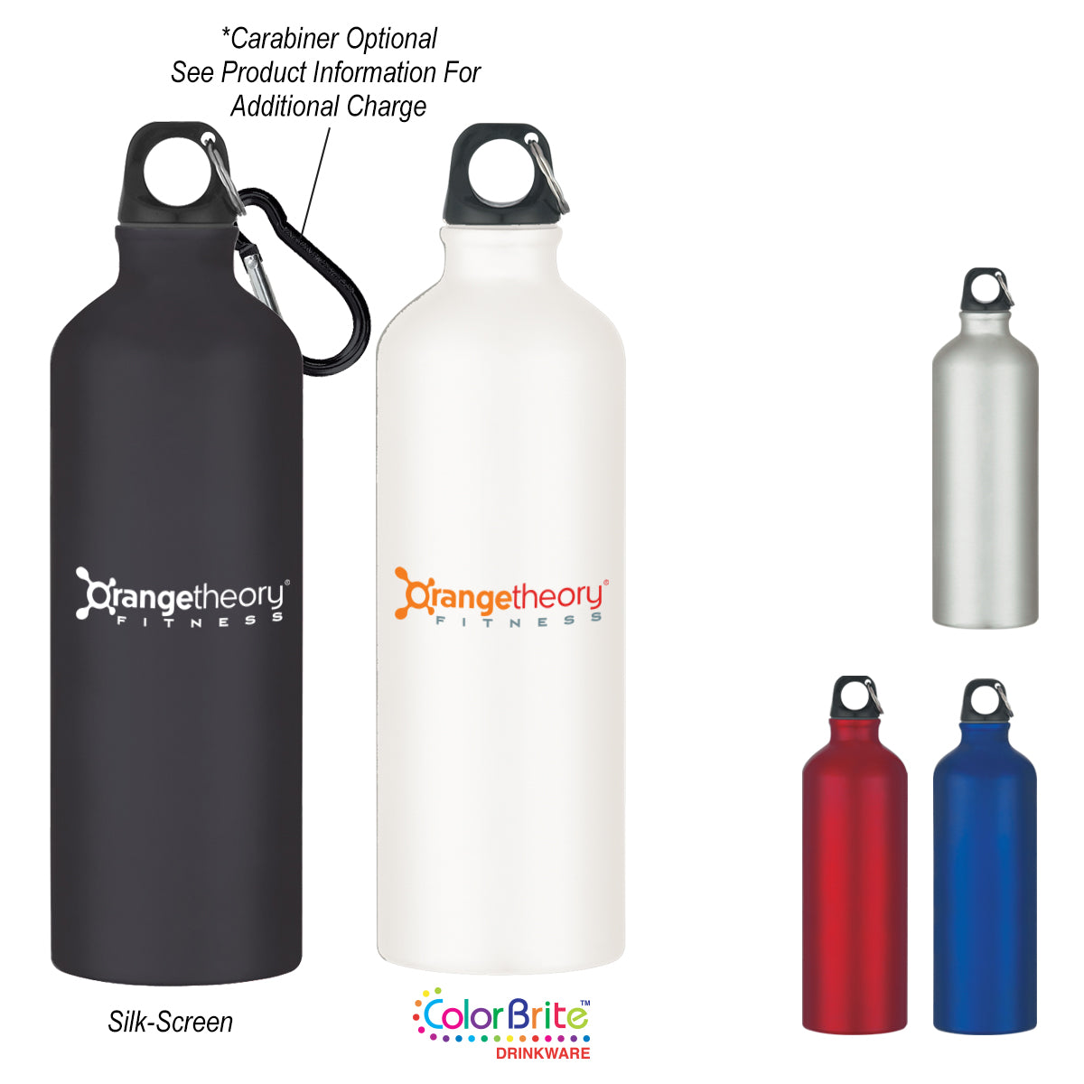 25 Oz. Aluminum Tundra  Bike Bottle  grouped