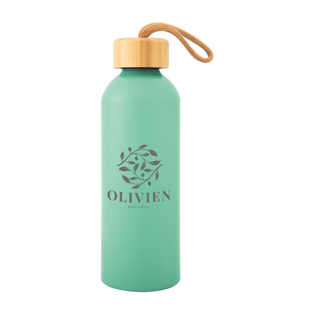 25 Oz. Blaire Recycled Aluminum Bottle With Bamboo Lid  grouped