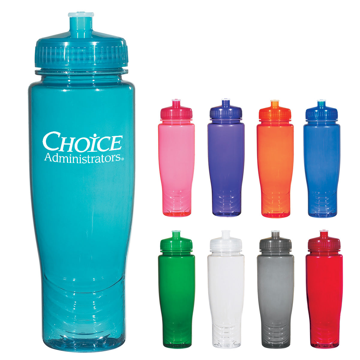 28 Oz. Poly-Clean™ Plastic Bottle plain grouped